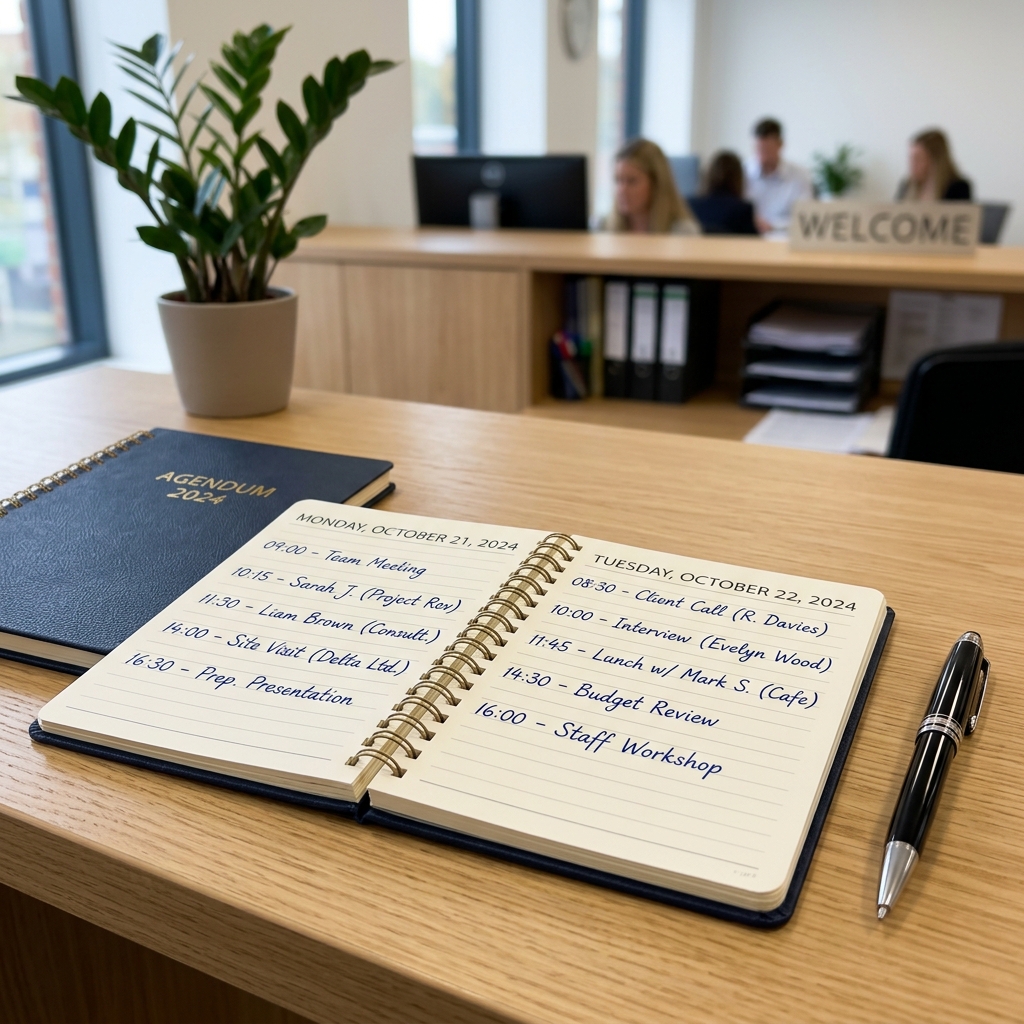 Agenda manual caótica