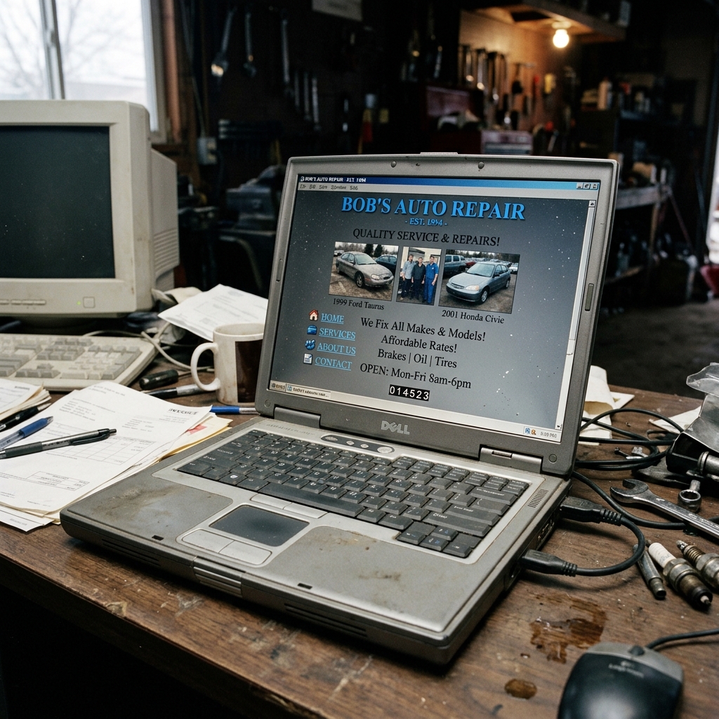 Web antigua e ineficaz